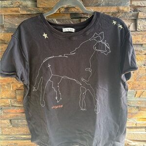 We The Free Black Starry Horse Women’s Tee